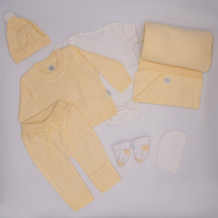 Conjunto Magia de Estrellas y Bolas con Cobija Tejida