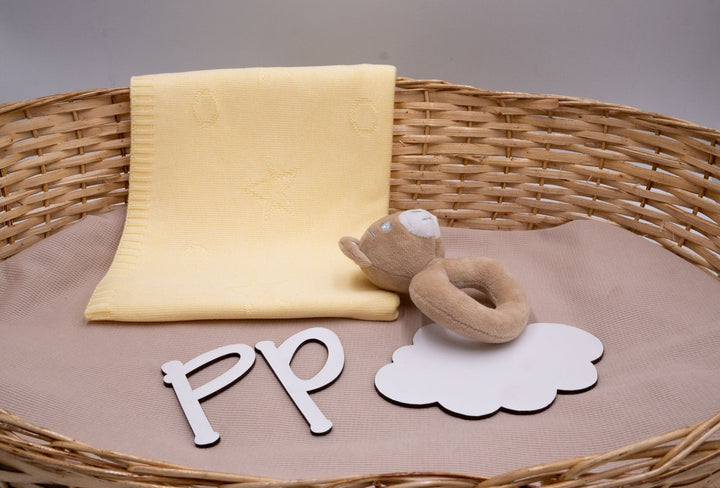 Cobija Tejida Magia de Estrellas y bolas