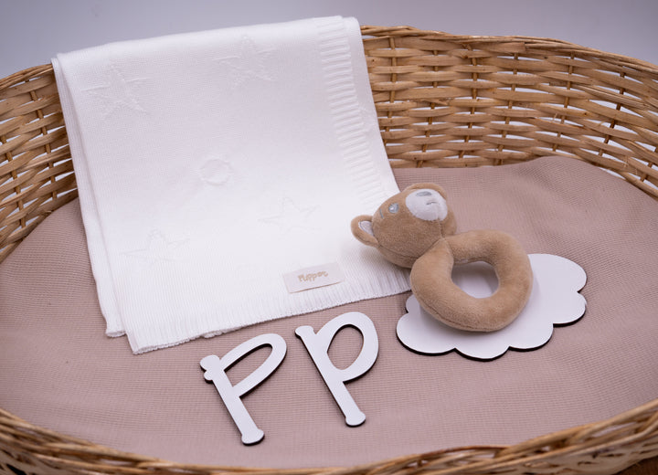 Cobija Tejida Magia de Estrellas y bolas