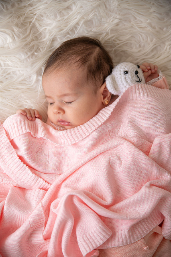 Cobija Tejida Magia de Estrellas y bolas
